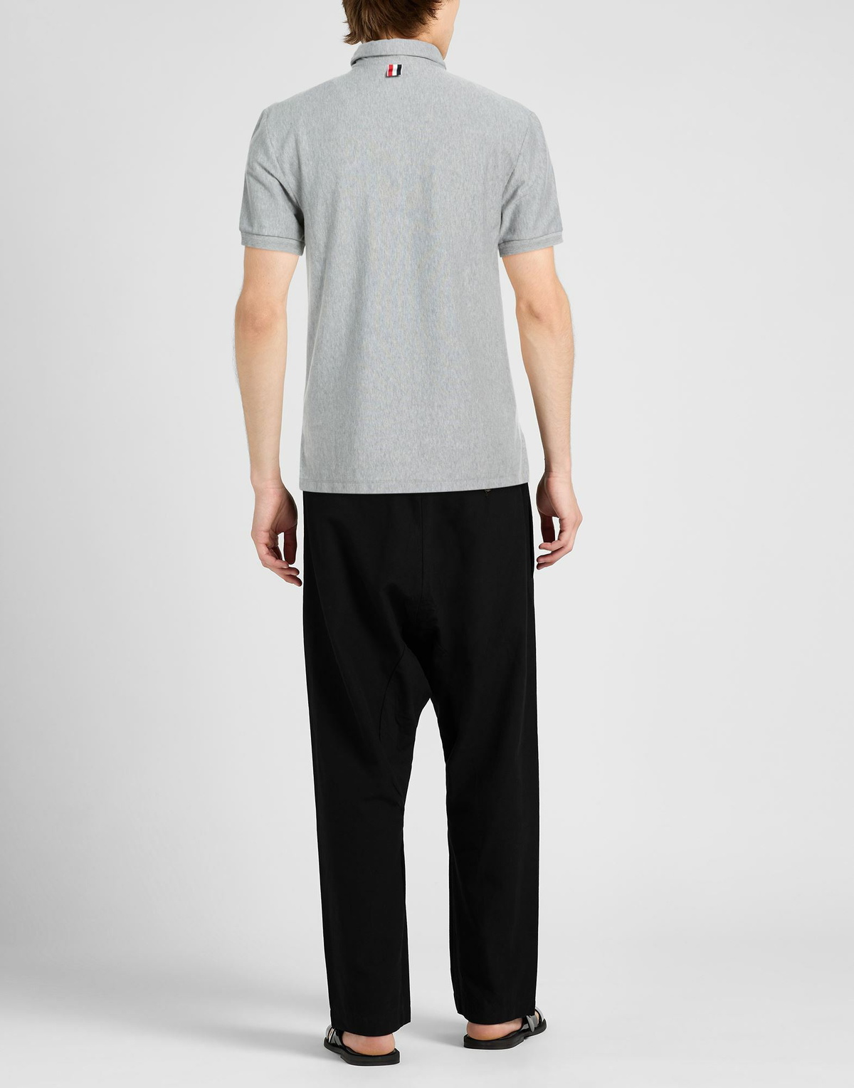 Thom Browne Mens Polo shirt in Grey