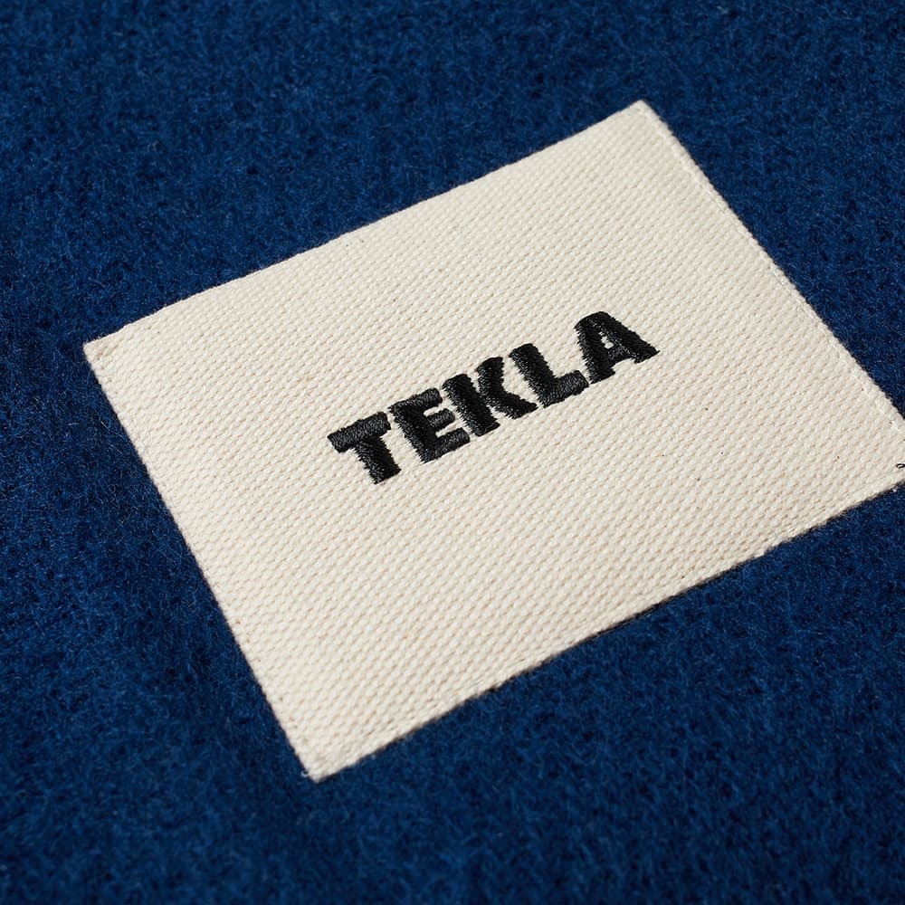 Tekla Fabrics Pure New Wool Blanket in Blue Tekla Fabrics