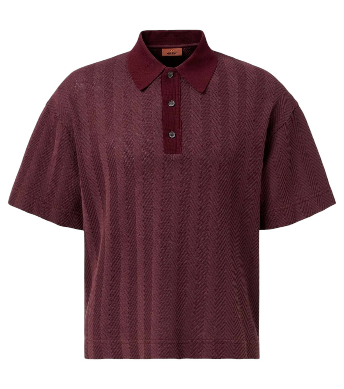 Missoni - Striped Crochet-Knit Cotton and Silk-Blend Polo Shirt