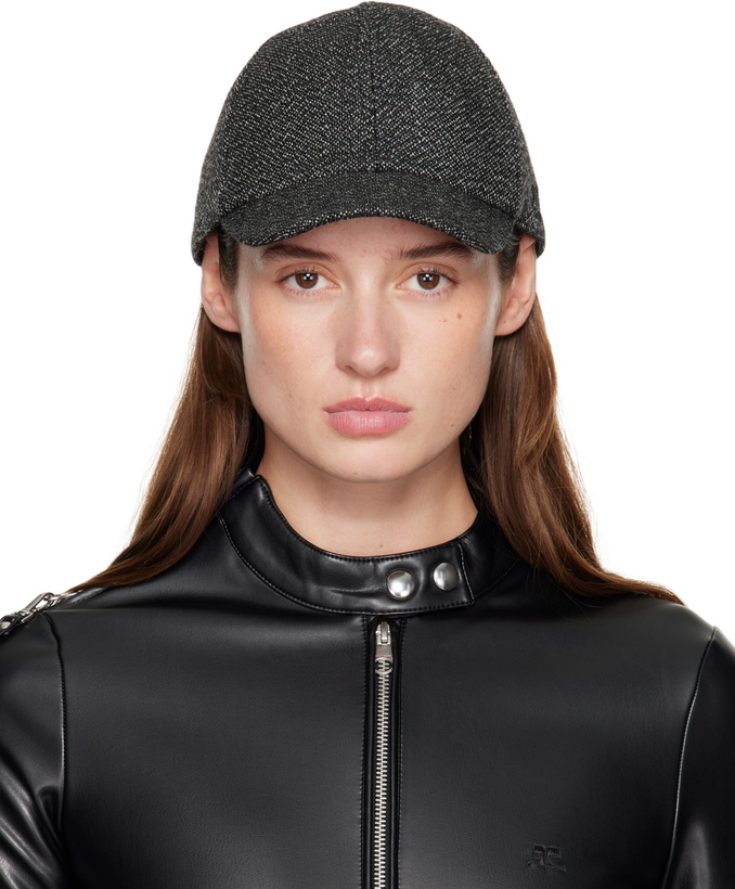 Photo: Courrèges Gray Caviar Wool Cap