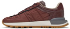 Maison Margiela Burgundy Evolution Running Sneakers