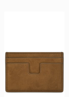 Tom Ford Nubuck Card Holder - Brown - One Size