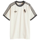 Adidas Men's Juventus FC OG 3 Stripe T-Shirt in Wonder White
