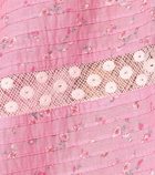 LoveShackFancy Albertina floral cotton top