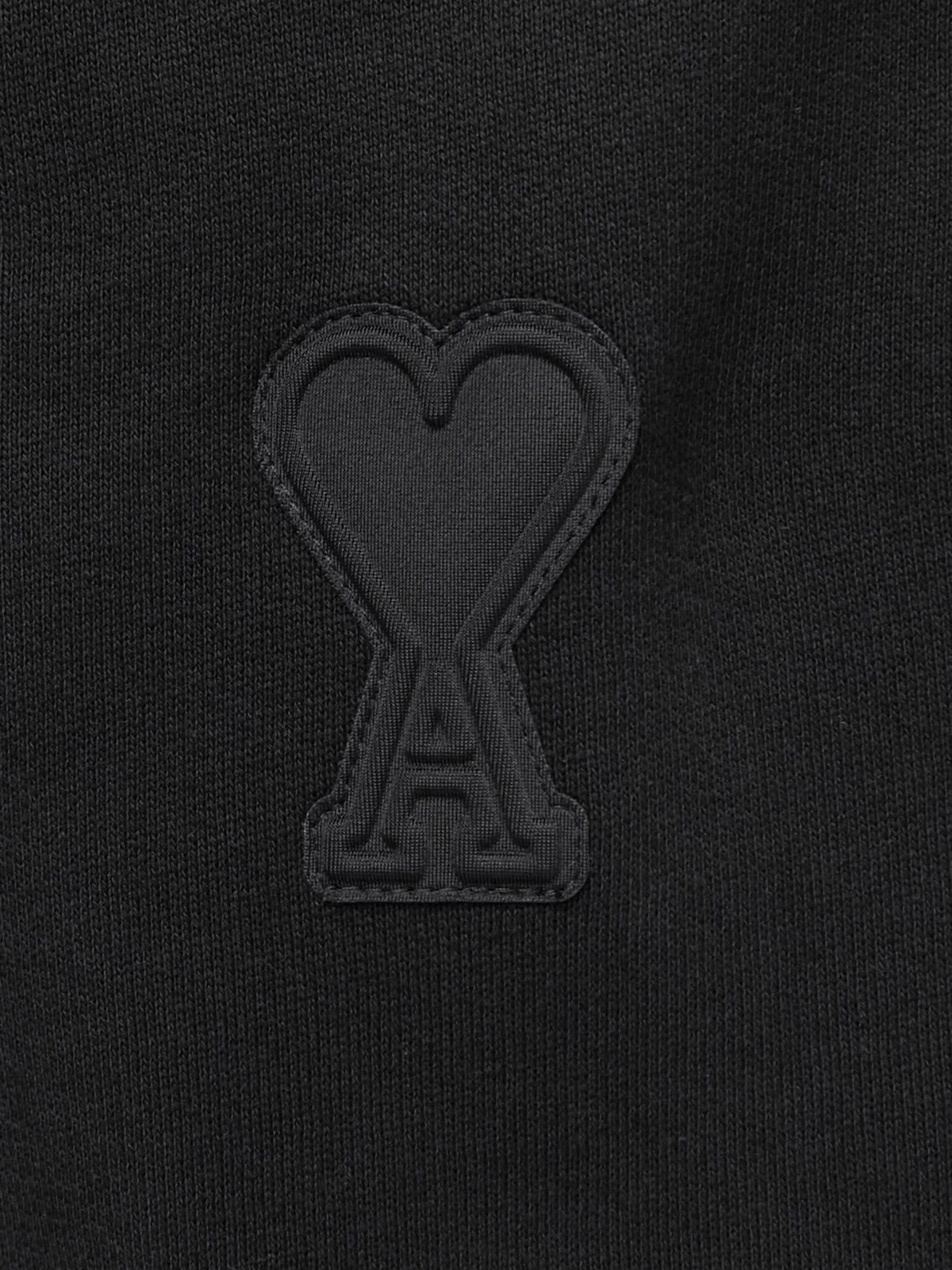 AMI PARIS - Oversized Logo-Appliquéd Cotton-Blend Jersey