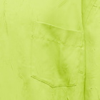 Acne Studios Men's Sandimper Tablecloth Short Sleeve Shirt in Lime Green