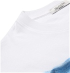 Valentino - Slim-Fit Printed Cotton-Jersey T-Shirt - White