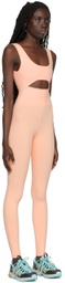 Live the Process Pink Cutout Bodysuit