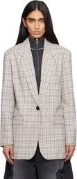 Isabel Marant Etoile Off White & Pink Selda Blazer