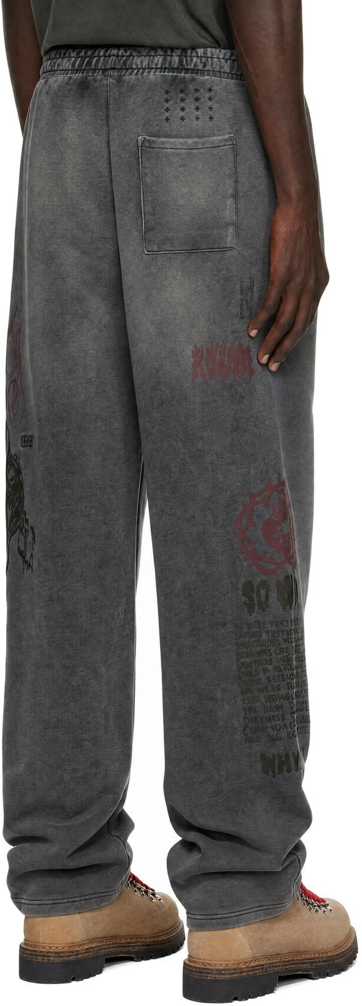 Ksubi Gray Skool Tunnel Sweatpants
