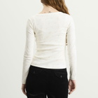 Fruity Booty Women's Ditsy Floral Cardigan in White