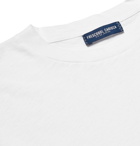 FRESCOBOL CARIOCA - Lucio Cotton and Linen-Blend T-Shirt - White
