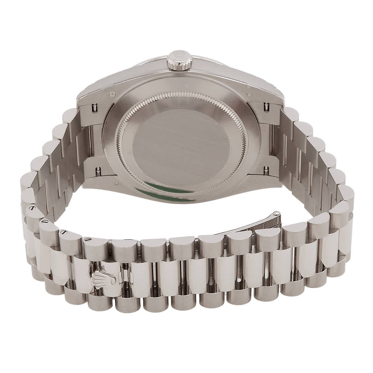 Rolex Day Date 40 Automatic Green Dial Mens 18kt White Gold President Watch 228349GNRP