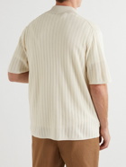 Mr P. - Open-Knit Cotton and Lyocell-Blend Shirt - Neutrals