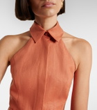 Zimmermann Awaken belted linen romper