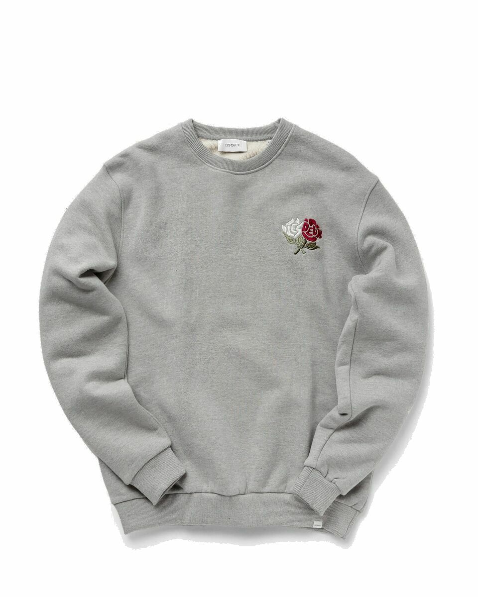 Photo: Les Deux Felipe Sweatshirt Grey - Mens - Sweatshirts