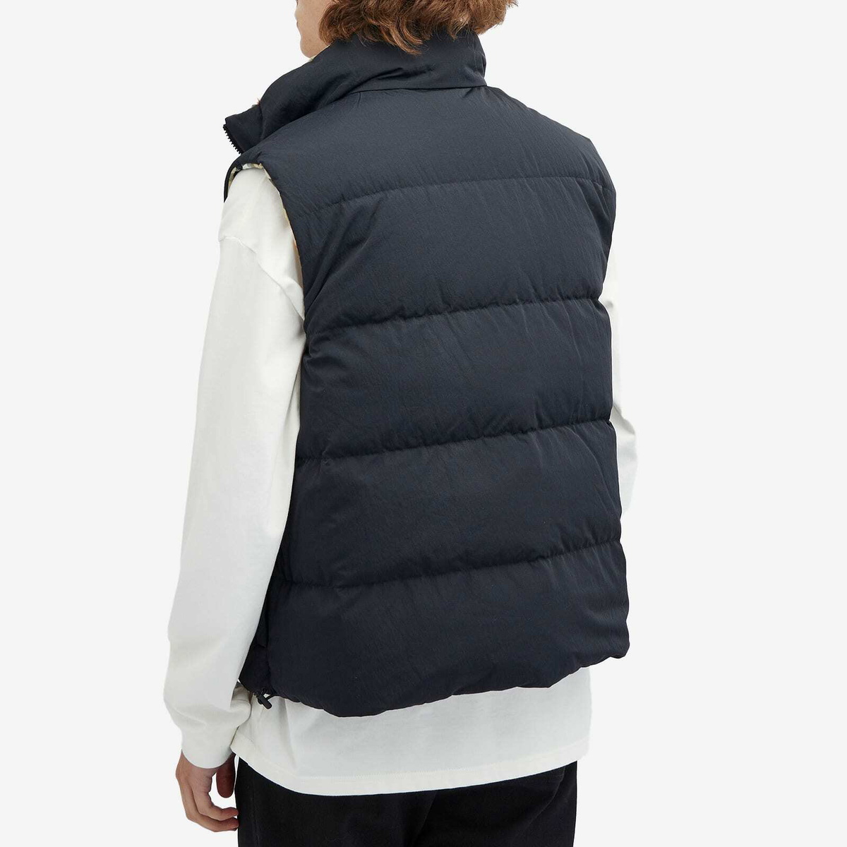 Burberry Men's Nylon Check Puffer Gilet in Sand Ip Check