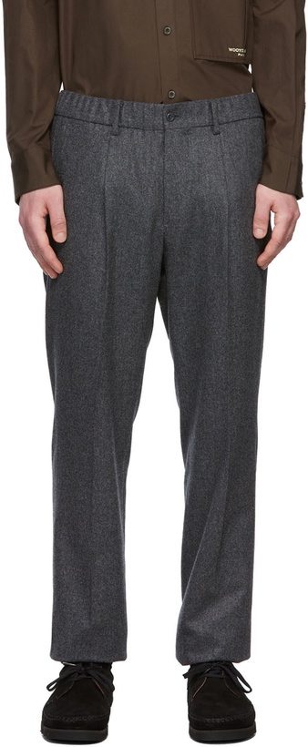 Photo: Ring Jacket Grey Wool Flannel Trousers