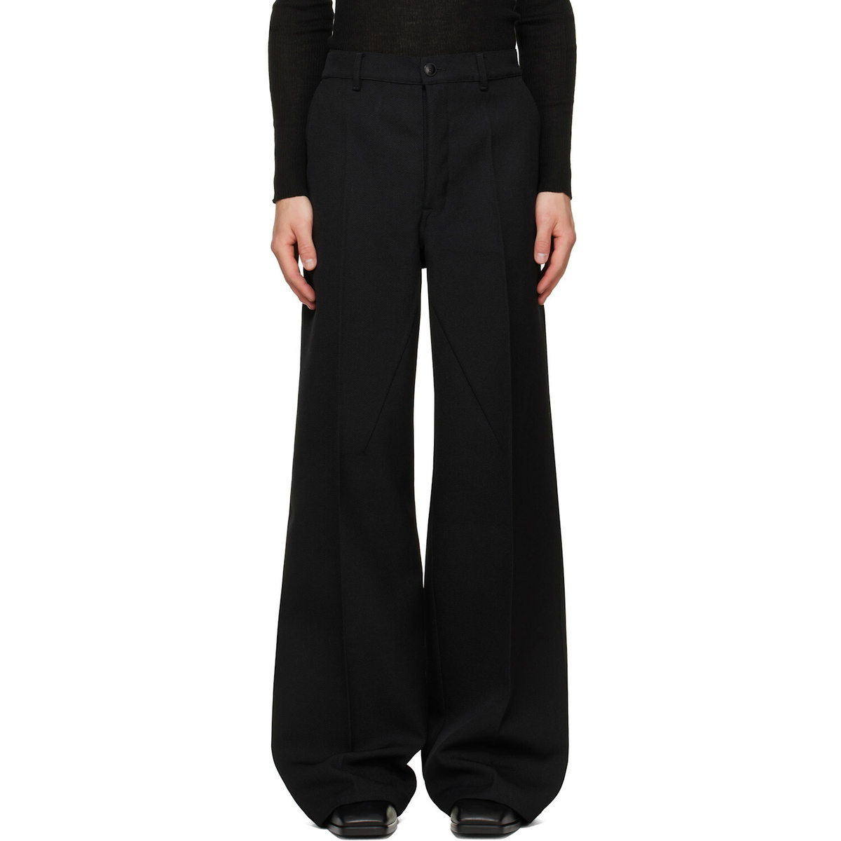 Rick Owens Black Tower Work Trousers