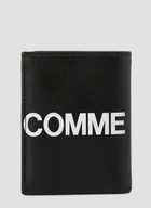Comme des Garçons Wallet Logo Bi-Fold Wallet
