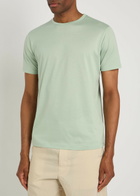 Sunspel Cotton T-shirt Light Green