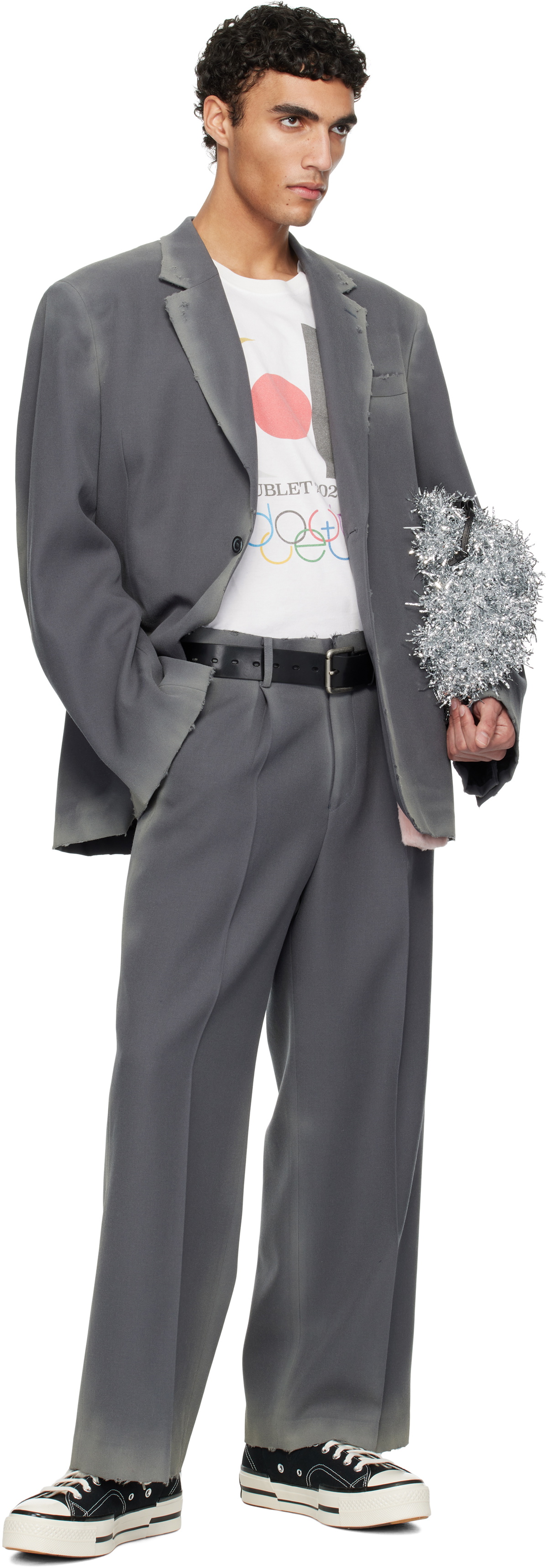 doublet Gray Dusty Tailored Blazer Doublet