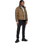 Stone Island Khaki 4100109 Crinkle Reps NY Down Jacket