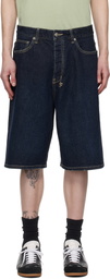 Ksubi Blue MAXX Rinsed Denim Shorts