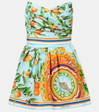 Dolce&Gabbana Printed cotton romper