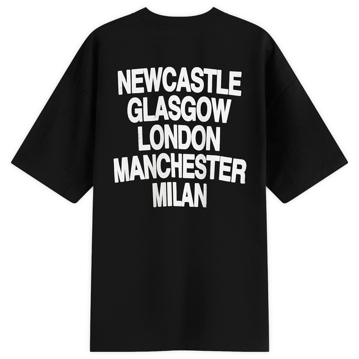 END. Records T-Shirt in Black