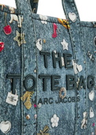 Marc Jacobs The Tote Small Printed Denim Tote - Light Blue - One Size