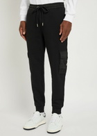 Moncler Cotton-blend Cargo Sweatpants Black