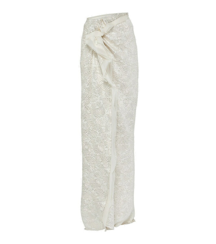 Photo: Dries Van Noten Brocade silk-blend maxi skirt