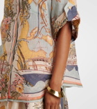 Zimmermann Tallow floral ramie shirt
