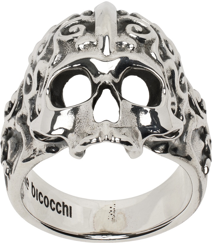 Photo: Emanuele Bicocchi Silver Large Skull Ring