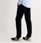 NN07 - Karl Tapered Stretch-Cotton Corduroy Trousers - Blue
