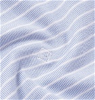 Dunhill - Striped Cotton Polo Shirt - Men - Light blue