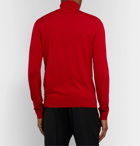 Mr P. - Slim-Fit Merino Wool Rollneck Sweater - Red