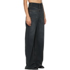 MM6 Maison Margiela Gray Backwards Jeans