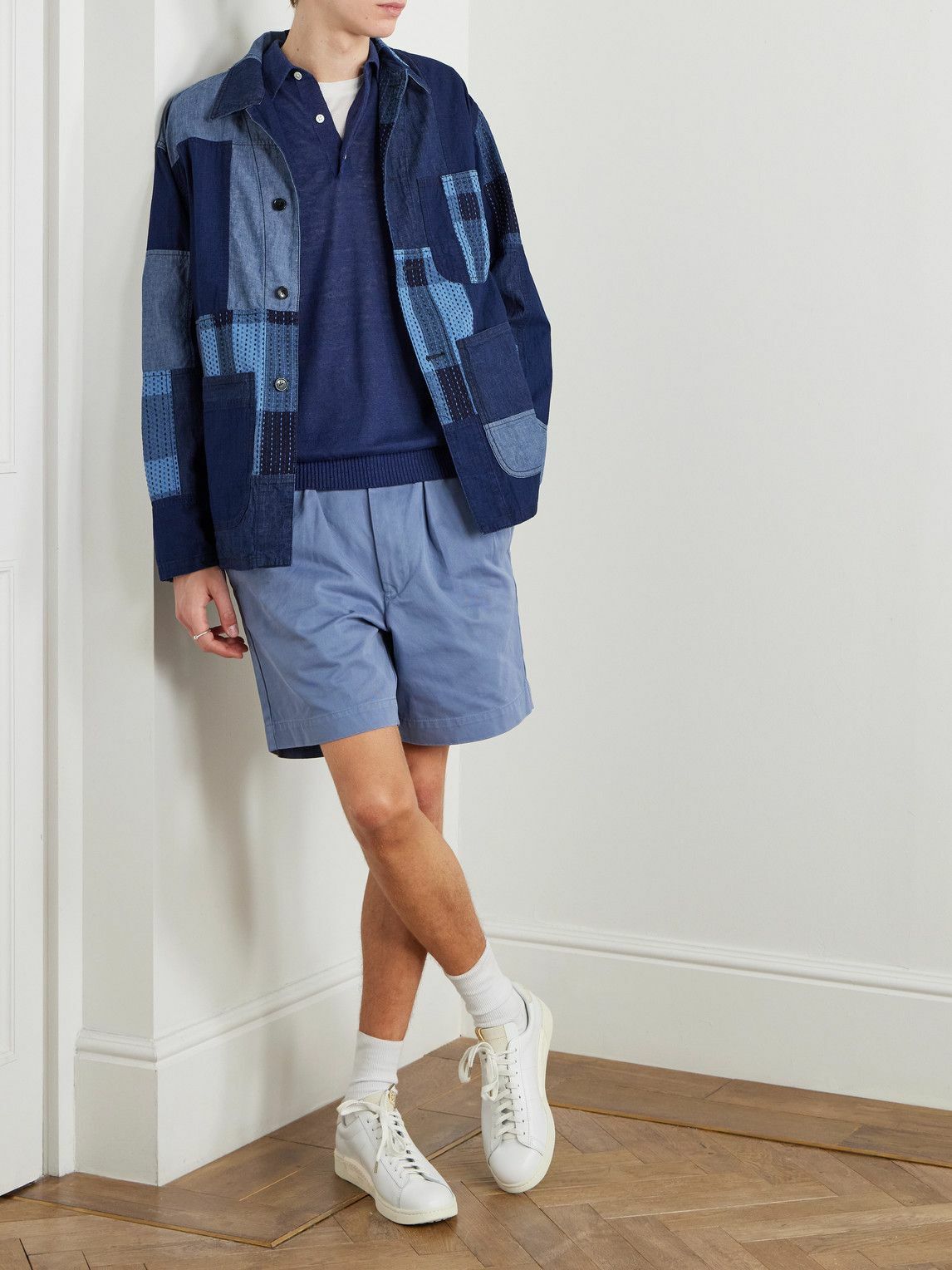 Beams Plus - Patchwork Denim Jacket - Blue Beams Plus