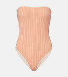 Eres Golden chevron swimsuit