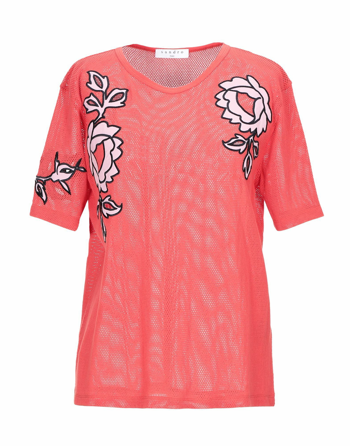 Sandro Womens T-shirt in Red