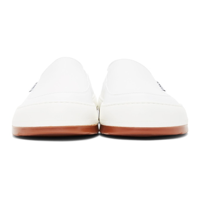 Sunnei White Leather Dreamy Sabot Sneakers Sunnei
