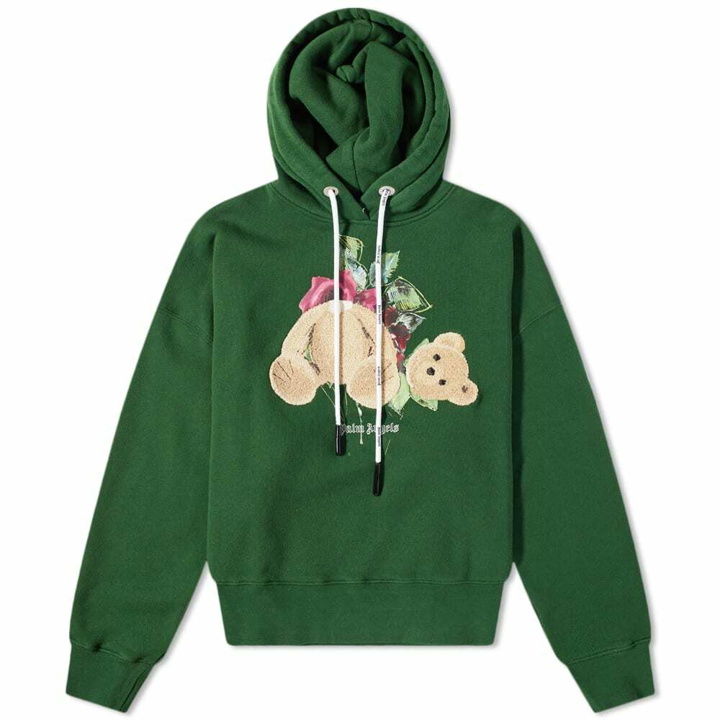 Photo: END. x Palm Angels Bear Rose Hoody in Green