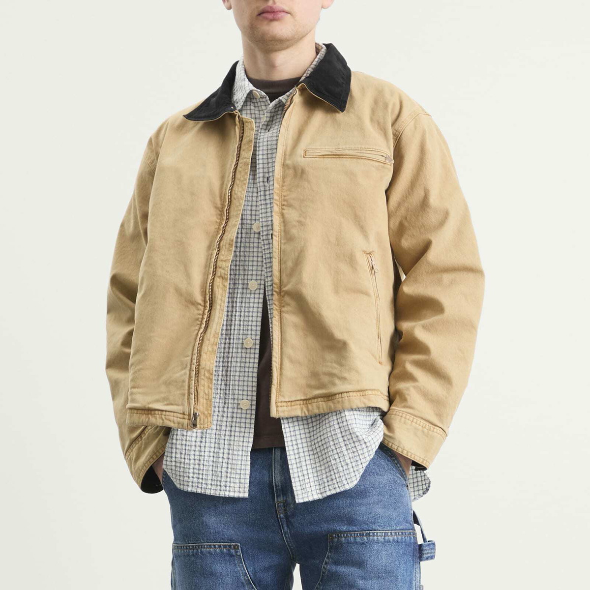 Corridor Men's Utility Jacket in Gold
