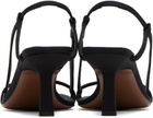 NEOUS Black Merga Heeled Sandals