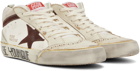 Golden Goose Off-White Mid Star Sneakers