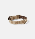Gucci S/M GG canvas dog collar