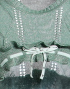 Cormio Womens Sweater in Sage green