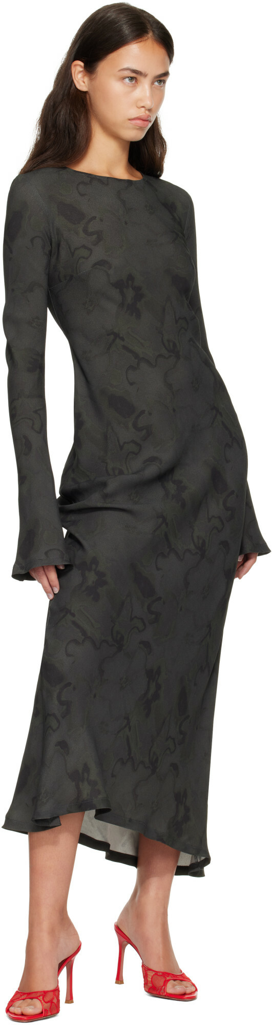 Collina Strada Black Yuri Maxi Dress